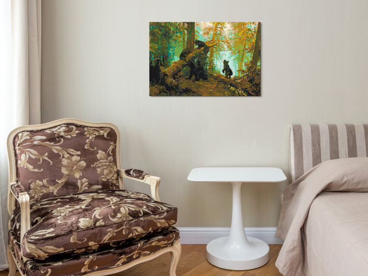 Kit de peinture Bear Play - Family of Brown Animals in a Pine Forest 148463 additionalImage 2
