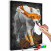 Tableau à peindre soi-même White Wolf and Orange Juice 142573 additionalThumb 7