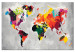 Kit de peinture par numéros Carte du monde (couleurs criardes) 107483 additionalThumb 6