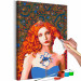 Kit de peinture par numéros Woman With an Iris 134683 additionalThumb 3