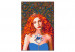 Kit de peinture par numéros Woman With an Iris 134683 additionalThumb 5