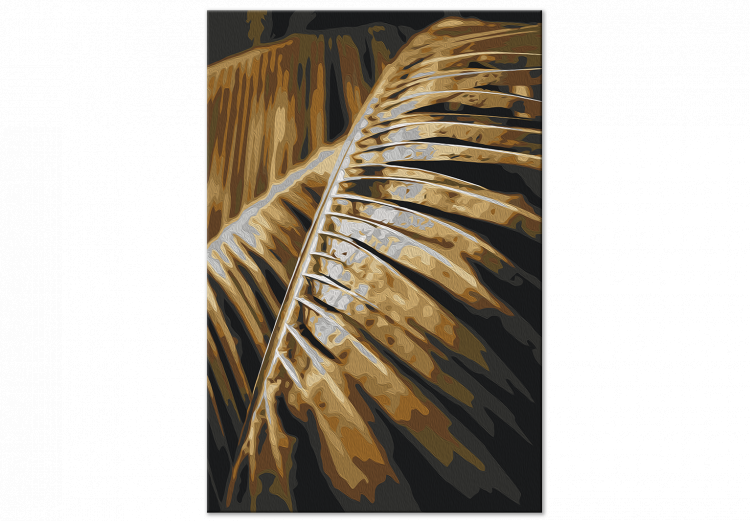 Kit de peinture par numéros Gold Palm Leaves 138493 additionalImage 5