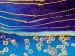 Toile murale Coquelicots (1 pièce) - abstraction colorée avec motif floral 46704 additionalThumb 3