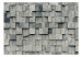Papier peint moderne Blocs de pierre - un papier peint texturé avec des blocs de pierre uniformes  64504 additionalThumb 1