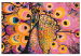 Peinture par numéros Pink Peacock - Warm Colors, Decorative Bird and Hearts 144614 additionalThumb 5