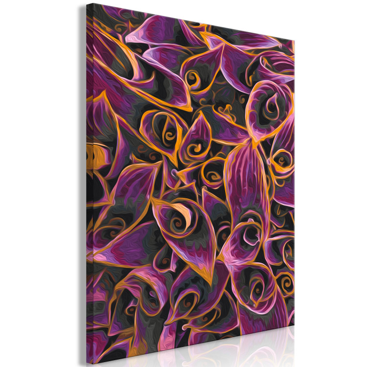 Peinture par numéros Magic Herb - Long Purple-Golden Leaves of Flowers 146214 additionalImage 5