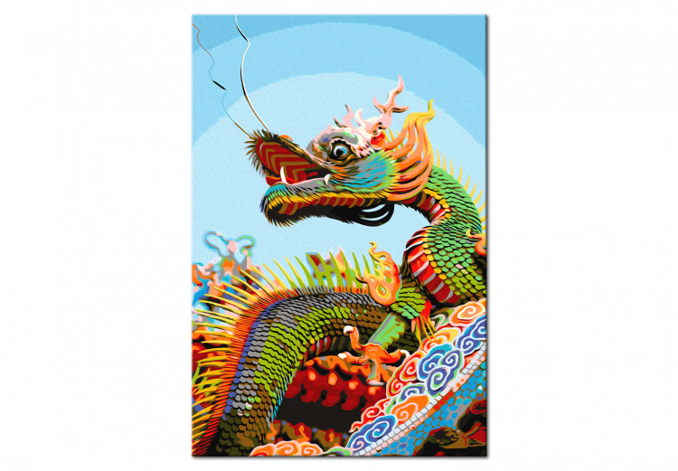 Peinture par numéros pour adultes Colourful Dragon 107424 additionalImage 6