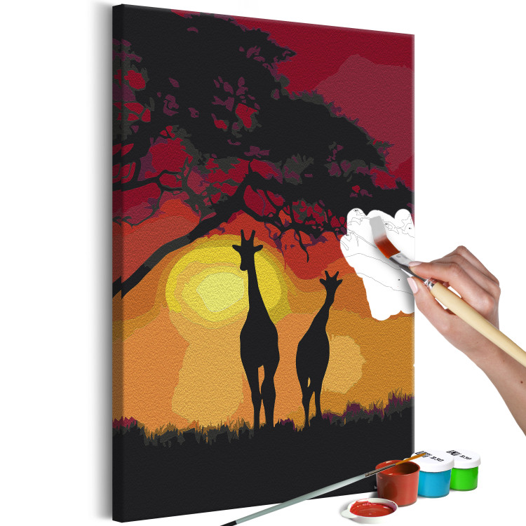 Numéro d'art adulte Giraffes and Sunset 132124 additionalImage 3