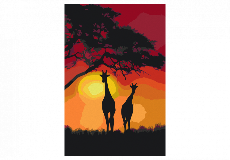 Numéro d'art adulte Giraffes and Sunset 132124 additionalImage 7