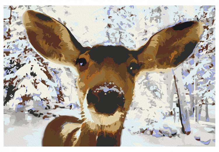 Tableau à peindre soi-même Friendly Deer 130834 additionalImage 6