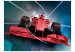 Papier peint Courses automobiles - voiture de course rouge de Formule 1 61134 additionalThumb 1