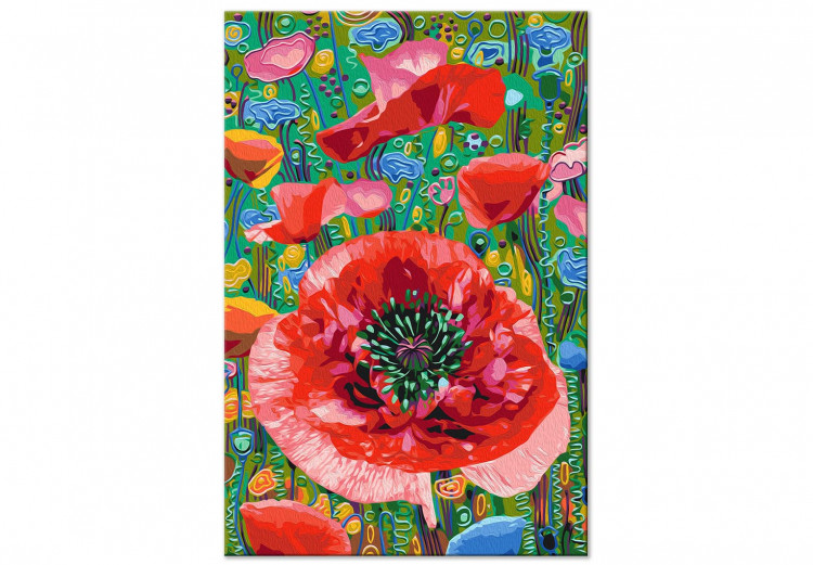 Kit de peinture Colorful Poppies - Blooming Flowers on a Joyful Decorative Background 144144 additionalImage 3