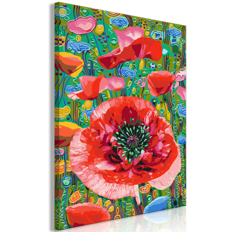 Kit de peinture Colorful Poppies - Blooming Flowers on a Joyful Decorative Background 144144 additionalImage 7