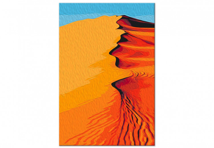 Kit de peinture par numéros Hot Sands - Orange Dunes on the Blue Sky Background 145154 additionalImage 5