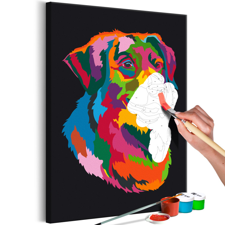 Kit de peinture par numéros Colourful Dog 117574 additionalImage 3
