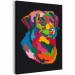 Kit de peinture par numéros Colourful Dog 117574 additionalThumb 5