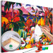 Kit de peinture Jean Metzinger: Paysage coloré aux oiseaux aquatiques 134684