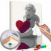 Kit de peinture Ange (coeur rouge) 107505