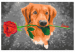 Kit de peinture Dog With Rose  132315 additionalThumb 7