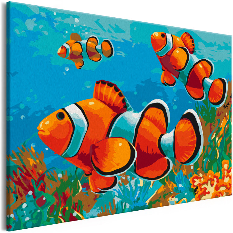 Tableau peinture par numéros Gold Fishes 107725 additionalImage 5