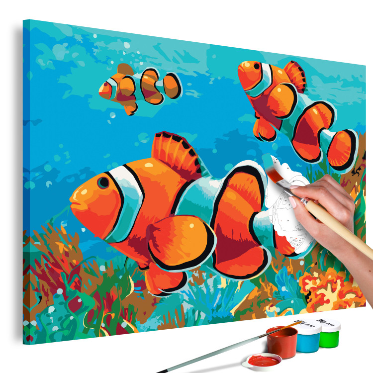 Tableau peinture par numéros Gold Fishes 107725 additionalImage 3