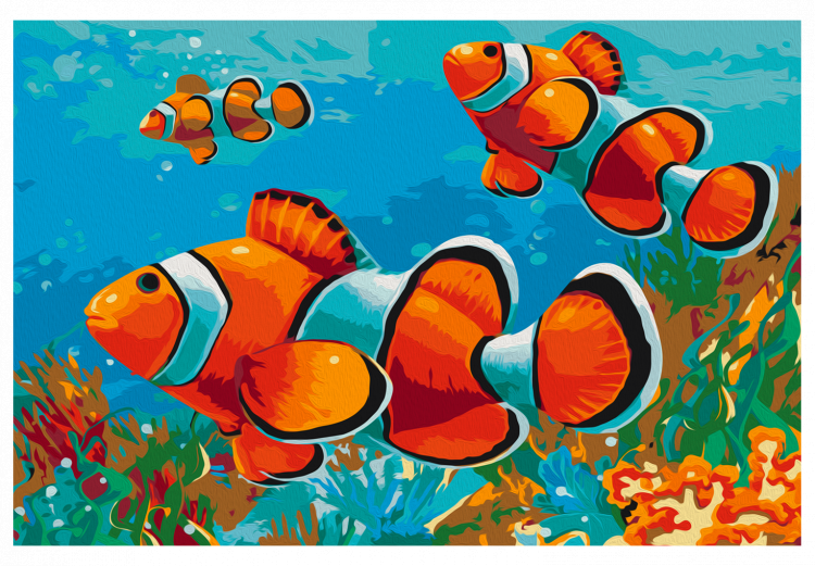 Tableau peinture par numéros Gold Fishes 107725 additionalImage 7