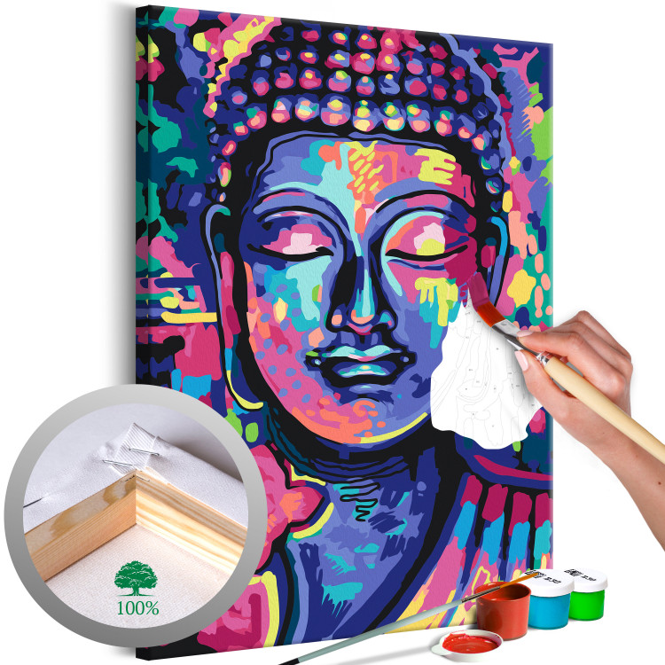 Tableau à peindre soi-même Buddha's Crazy Colors 132035
