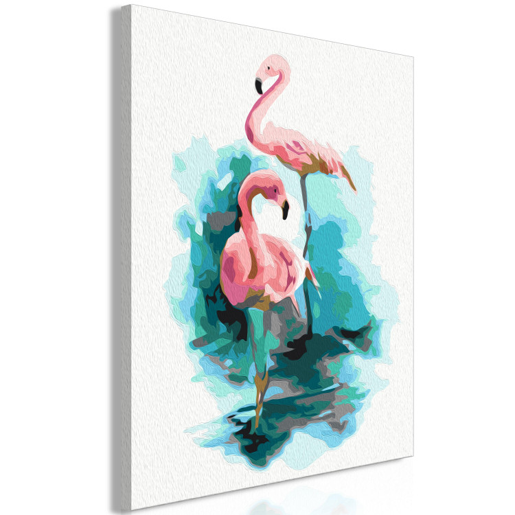 Tableau à peindre soi-même Two Flamingos 138435 additionalImage 4