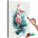 Tableau à peindre soi-même Two Flamingos 138435 additionalThumb 6