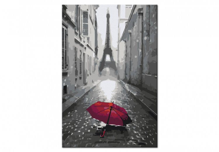 Peinture par numéros pour adultes Umbrella in Paris 132145 additionalImage 6
