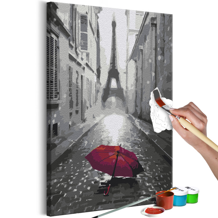 Peinture par numéros pour adultes Umbrella in Paris 132145 additionalImage 3