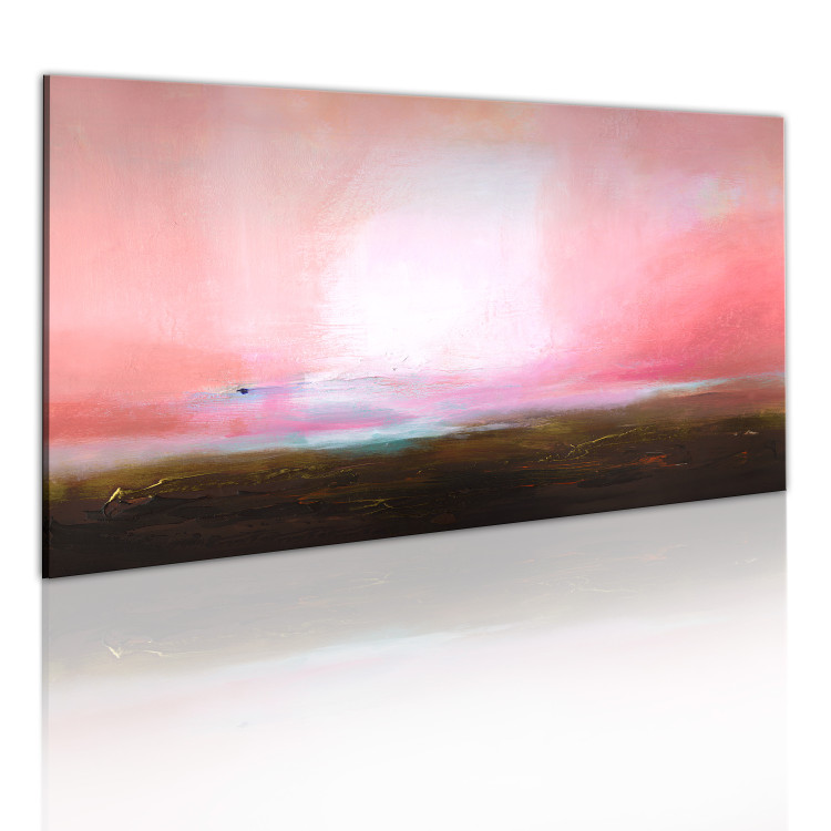 Toile déco Horizon lointain (1 pièce) - fond abstrait avec ciel rose 46575 additionalImage 2