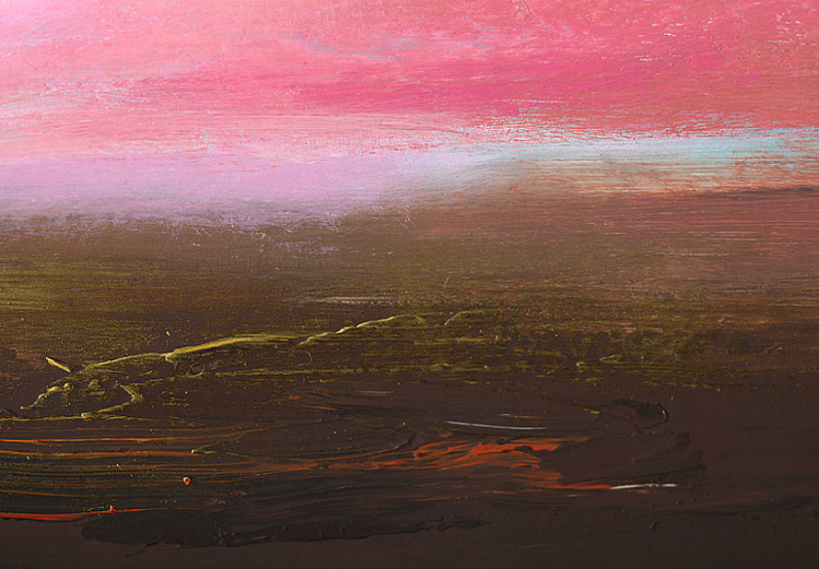 Toile déco Horizon lointain (1 pièce) - fond abstrait avec ciel rose 46575 additionalImage 4