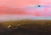 Toile déco Horizon lointain (1 pièce) - fond abstrait avec ciel rose 46575 additionalThumb 5