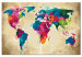 Kit de peinture Carte du monde multicouleur 107485 additionalThumb 4