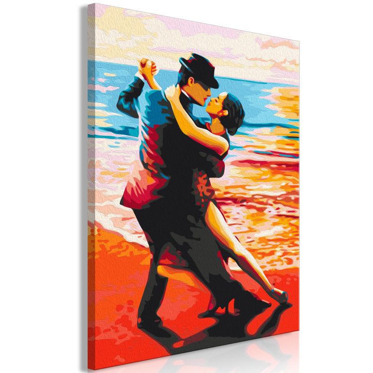Kit de peinture Passionate Tango - Couple in Love Dancing in the Background of the Sea 144085 additionalImage 7
