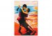 Kit de peinture Passionate Tango - Couple in Love Dancing in the Background of the Sea 144085 additionalThumb 3