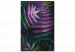 Kit de peinture par numéros Evening Leaves - Twilight Plant of Purple, Black and Green Colors 146206 additionalThumb 4