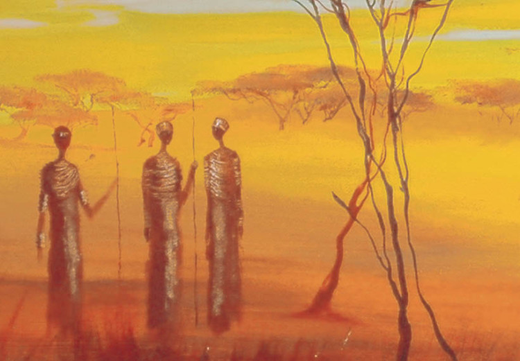 Cadre moderne Paysage africain : la magie de la lumière et de l'ombre 49216 additionalImage 2