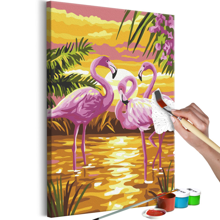 Kit de peinture par numéros Flamingo Family 135326 additionalImage 3