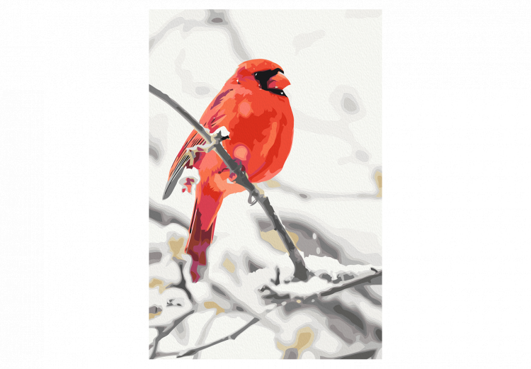Tableau peinture par numéros Red Bird 131436 additionalImage 7