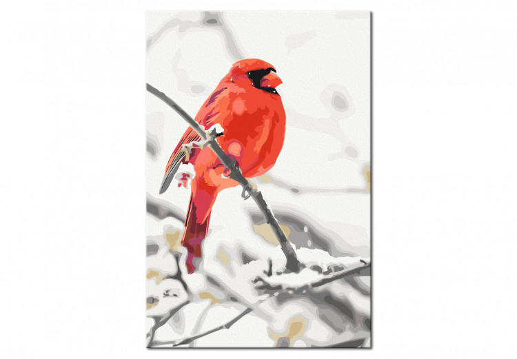 Tableau peinture par numéros Red Bird 131436 additionalImage 6