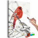Tableau peinture par numéros Red Bird 131436 additionalThumb 3