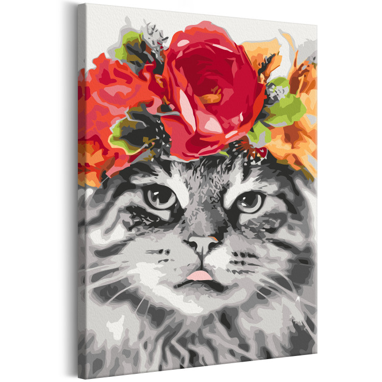 Numéro d'art adulte Cat With Flowers 132046 additionalImage 5