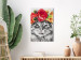 Numéro d'art adulte Cat With Flowers 132046 additionalThumb 2