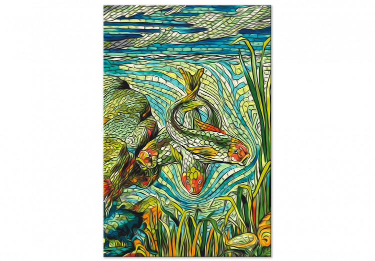 Kit de peinture In the Current - Mosaic Fish in the Rushes and Overcast Sky 148456 additionalImage 3