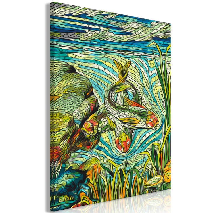 Kit de peinture In the Current - Mosaic Fish in the Rushes and Overcast Sky 148456 additionalImage 7