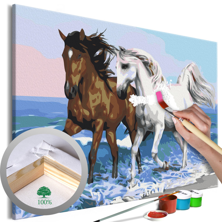 Kit de peinture Horses at the Seaside 134886