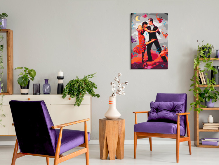 Numéro d'art Surreal Tango - Dancing Couple on a Fancy Background 144086 additionalImage 2