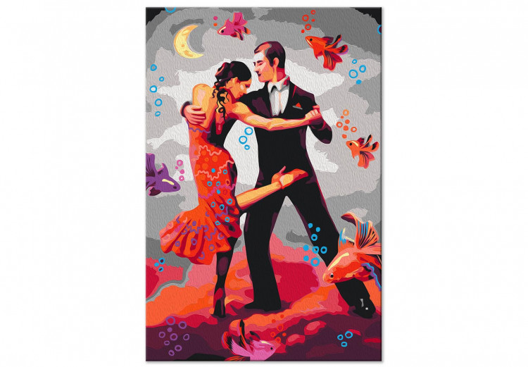 Numéro d'art Surreal Tango - Dancing Couple on a Fancy Background 144086 additionalImage 4